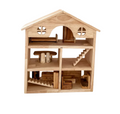 QToys Classic Wooden Dollhouse