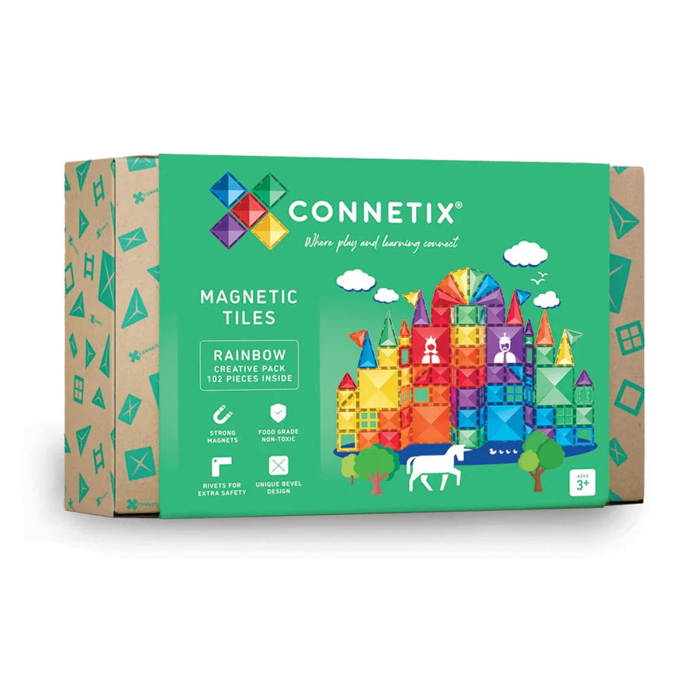 Connetix Tiles 120 Piece Rainbow Creative Pack