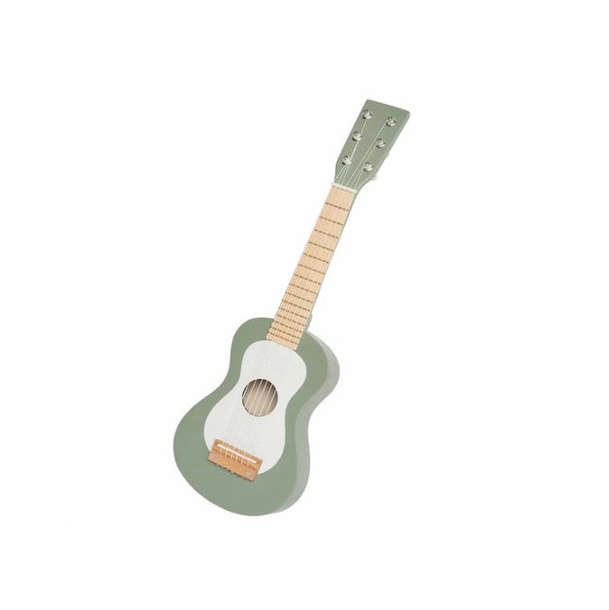 Wood Guitar Green