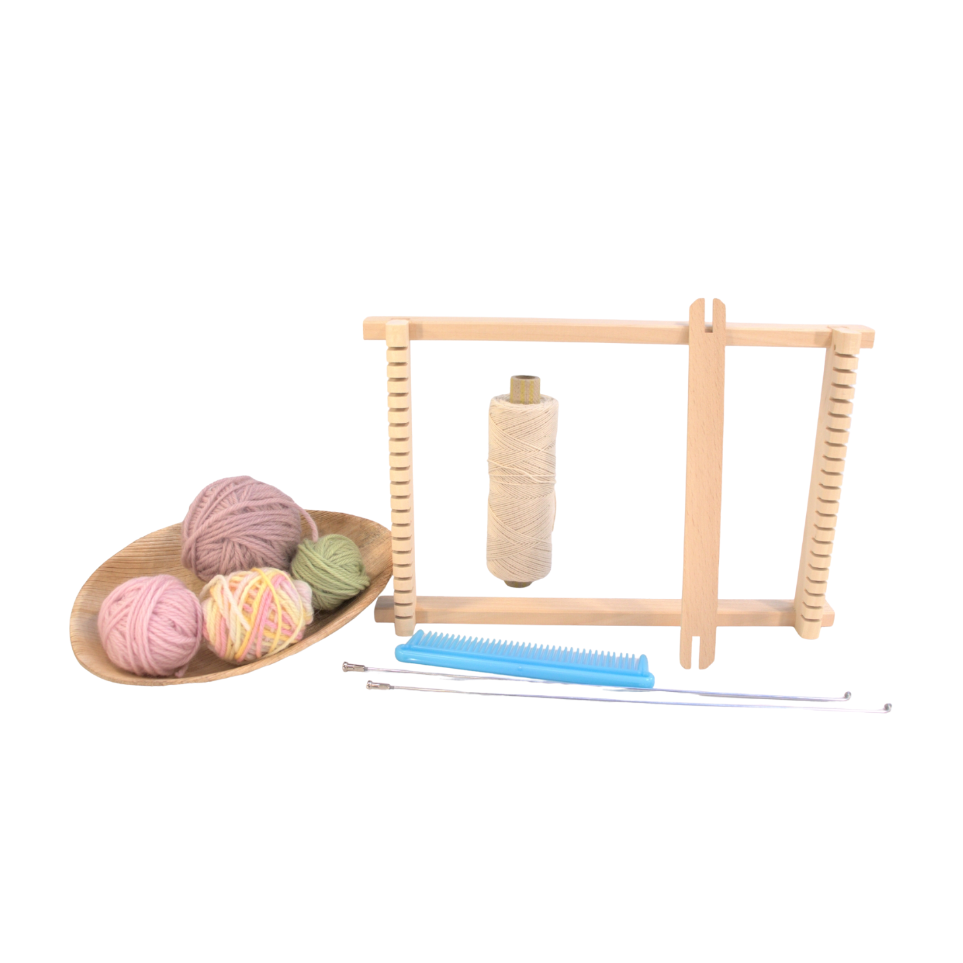 Kids Weaving Loom and Yarn x 3